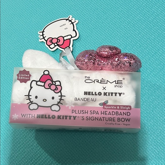 Hello Kitty Other - Hello Kitty Pink and White Spa Headband NWT limited edition